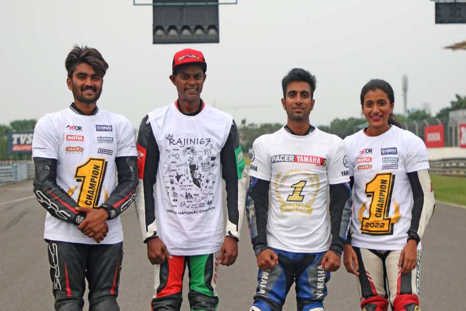 National Motorcycle Racing Championship Rajini Krishnan Mathana Kumar Crowned Champions