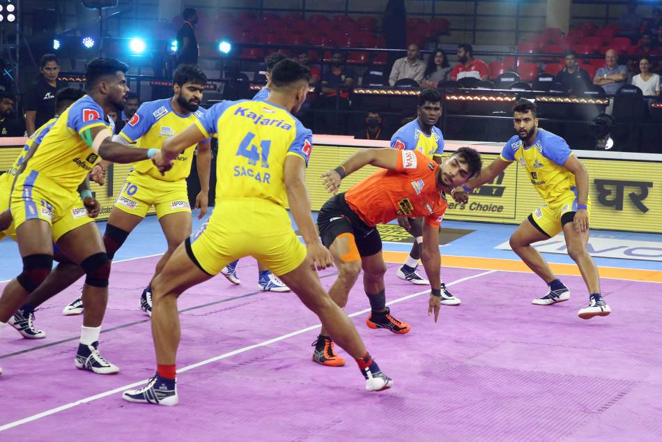 Pkl 9 U Mumba Vs Tamil Thalaivas Highlights Guman Ashish Show Propels U Mumba To Big Win