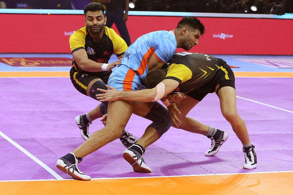 Pkl 2022 Bengal Warriors Claim 8 Point Win Over Telugu Titans Maninder Singh Leads From The Front