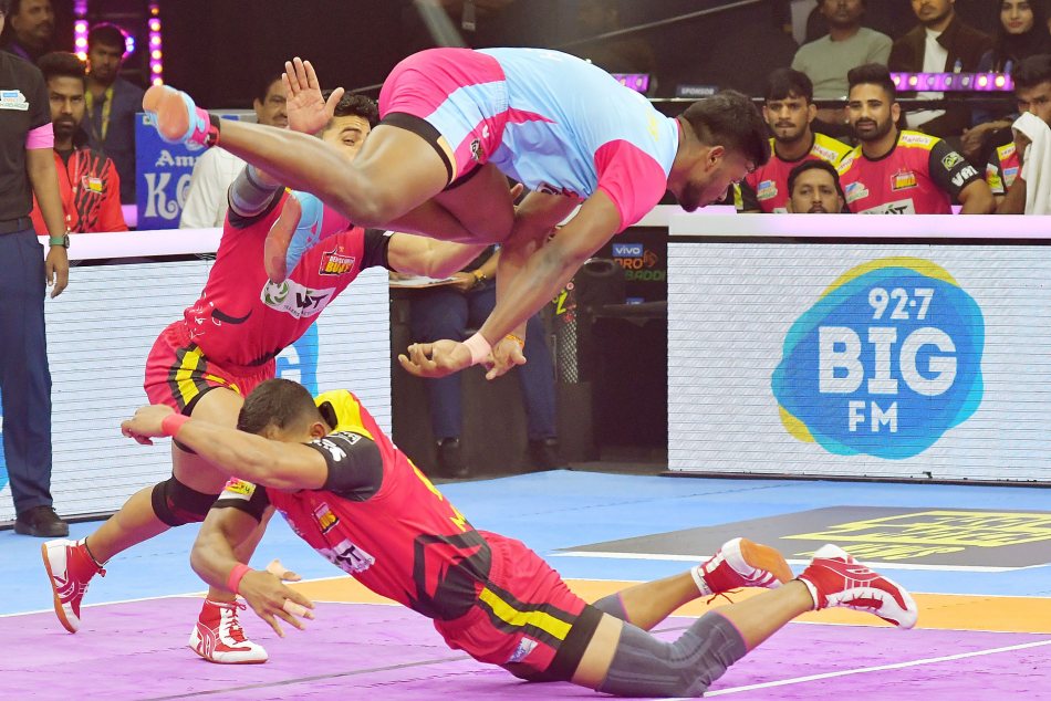 Pkl 2022 Arjun Deshwal Help Jaipur Pink Panthers Register Comfortable Win Over Bengaluru Bulls