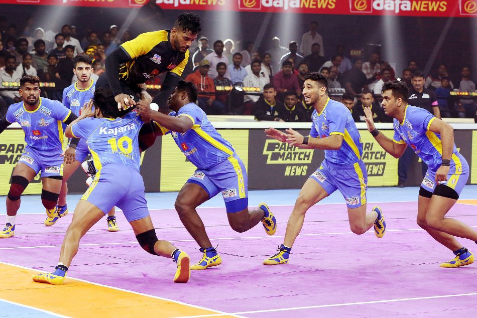 Pkl 2022 Ajinkya Pawar S Superlative Show Leads Tamil Thalaivas To Huge Win Over Telugu Titans