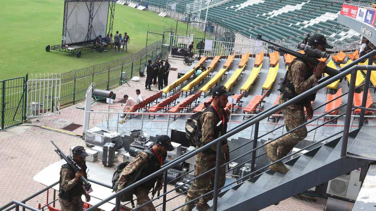 Psl 2023 Robbers Steal Cctv Cameras Fibre Cables Generator Batteries From Gaddafi Stadium