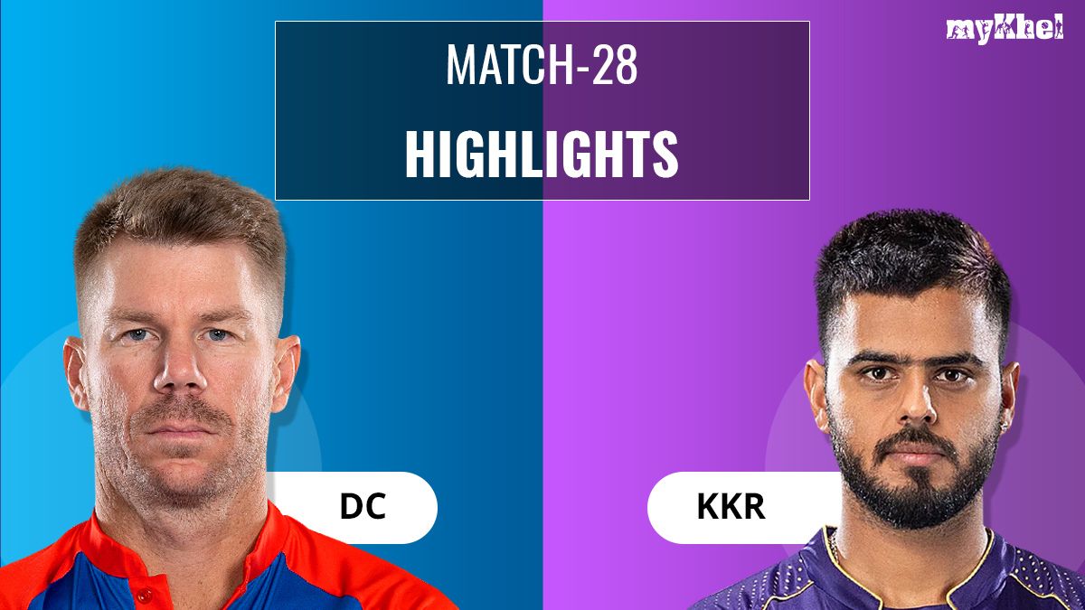 DC vs KKR Highlights Match 28 IPL 2023 Season 16 Warner, Ishant