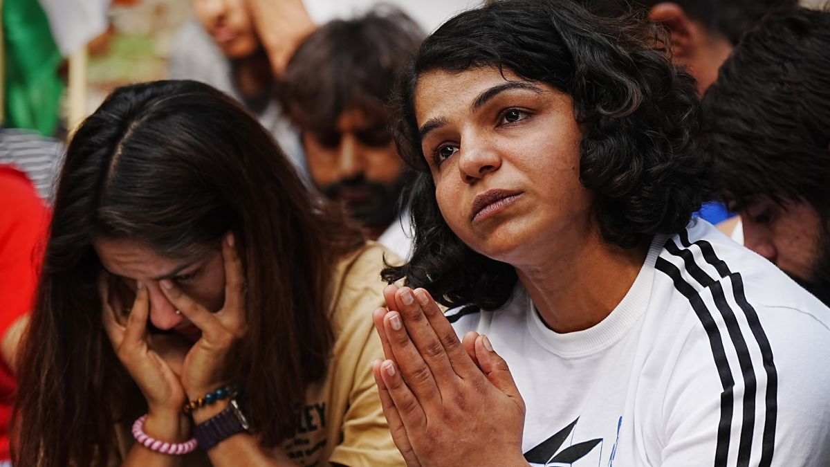 Wrestlers Protest Delhi Police Says Inquiring Into Complaints Of Sexual Harassment