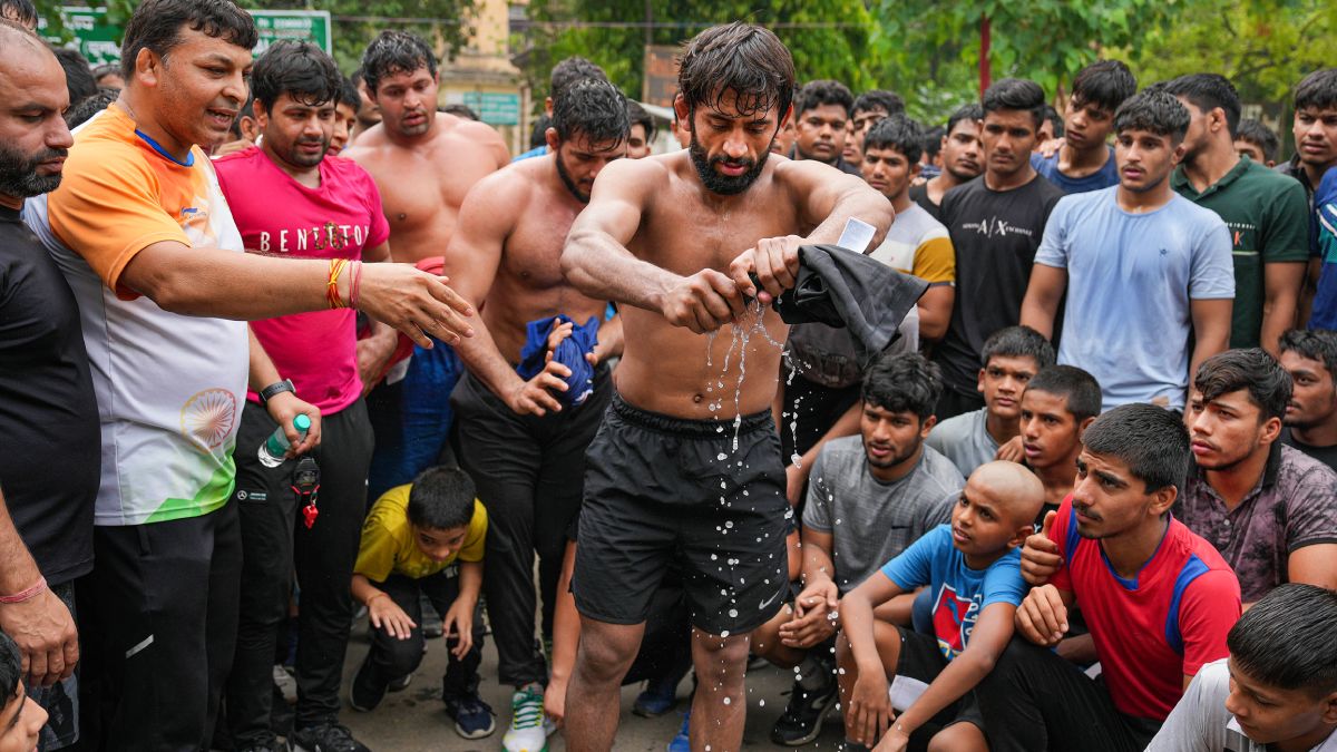 Wrestlers Protest Priority Asian Games Says Bajrang Punia