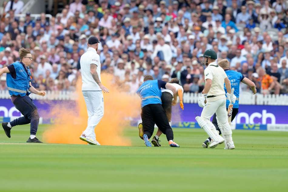 Ashes 2023 Just Stop Oil Protesters Interrupt Second Engvsaus Test At Lords