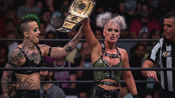 AEW Womens World Title match set for Forbidden Door (image courtesy Twitter) AEW Womens World Title match set for Forbidden Door (image courtesy Twitter)