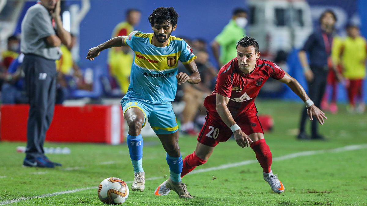 Indian Super Legue Mumbai City Sign Akash Mishra From Hyderabad Fc