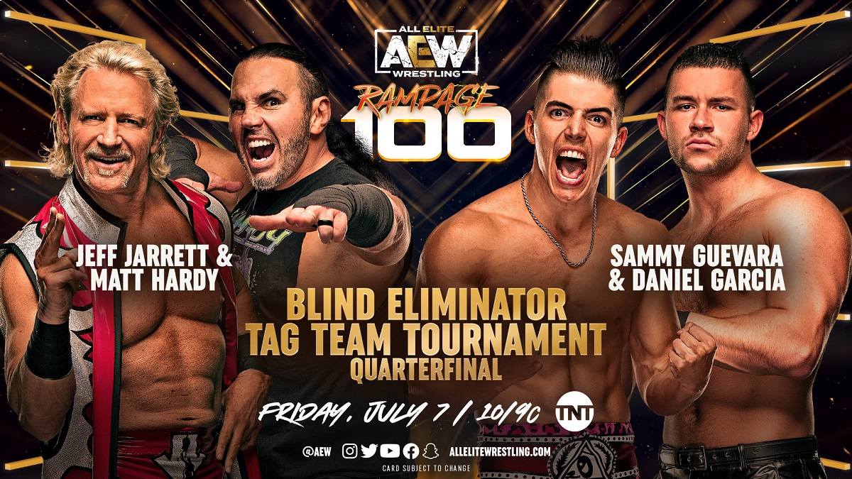 Aew Dynamite Loaded Card Set For 100th Rampage Next Weeks Episode