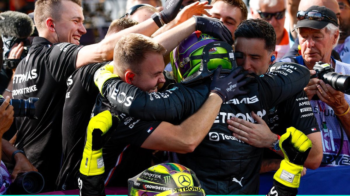 Hungarian Grand Prix 2023 Qualifying Lewis Hamilton Pole Position