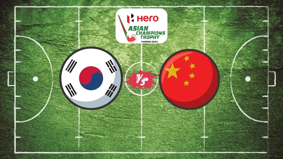 China Vs Korea Live Score Updates Hockey Asian Champions Trophy