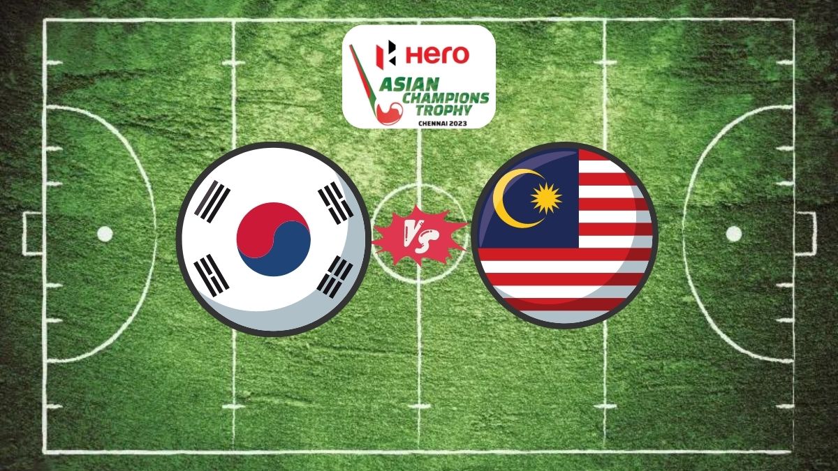 Malaysia Vs Korea Hockey Asian Champions Trophy 2023