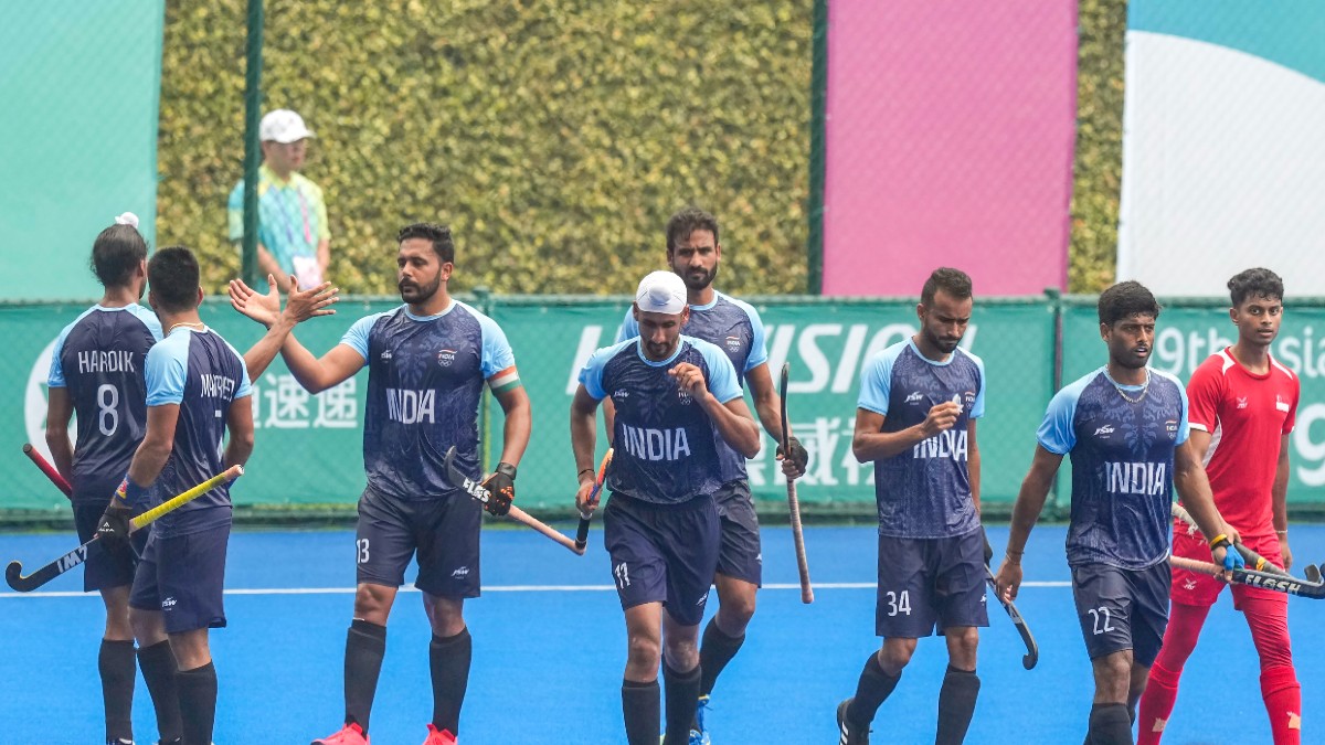 Asian Games 2023 Hockey India Rout Singapore Result