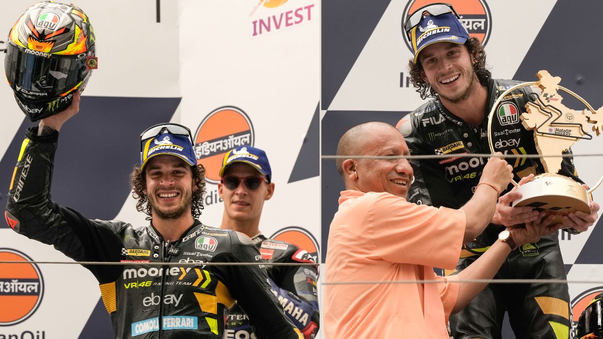 Indianoil Grand Prix Of India Marco Bezzecchi Crowned Champion After Bagnaias Catstrophic Fall