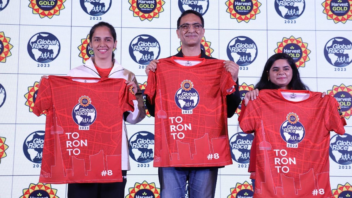 Saina Nehwal Race Ambassador Harvest Gold Global Race 2023
