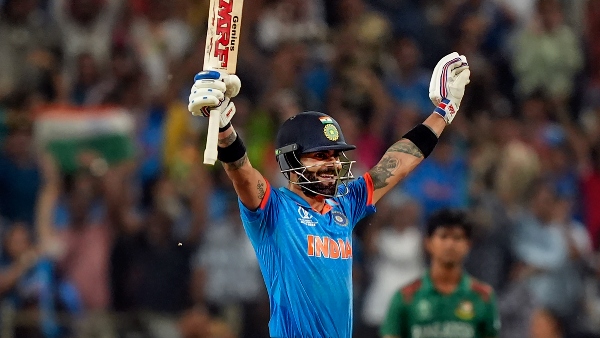 Virat Kohli 14 runs off 1