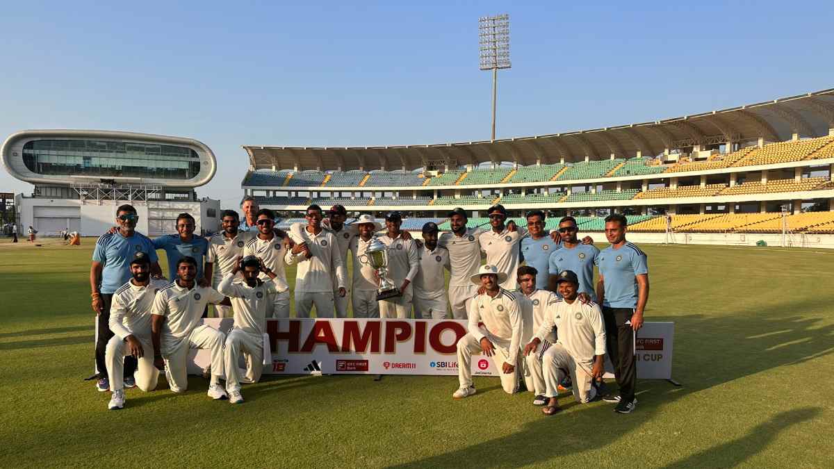 Irani Trophy Saurashtra bowled for lowest total in tournament history