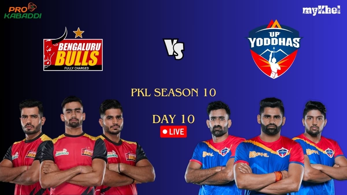 Pkl Live Score Day 10 Bengaluru Bulls Vs Up Yoddhas
