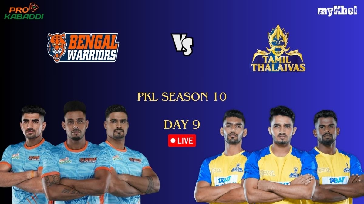 Pkl Live Score Day 9 Bengal Warriors Vs Tamil Thalaivas