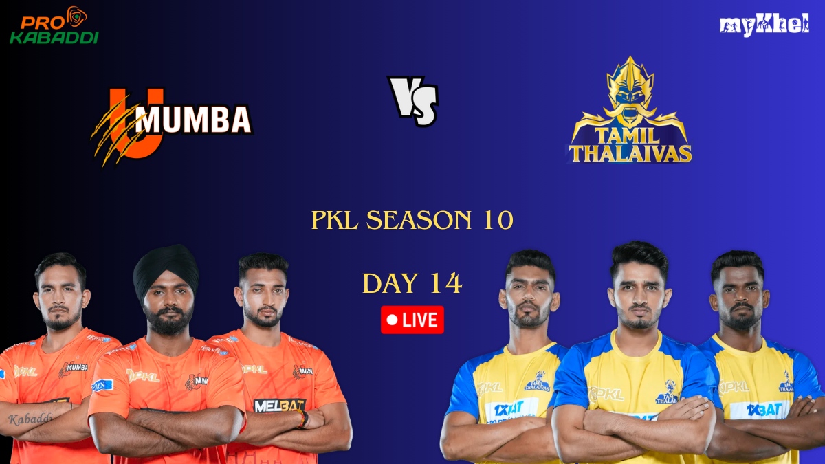 Pkl Live Score Day 14 U Mumba Vs Tamil Thalaivas