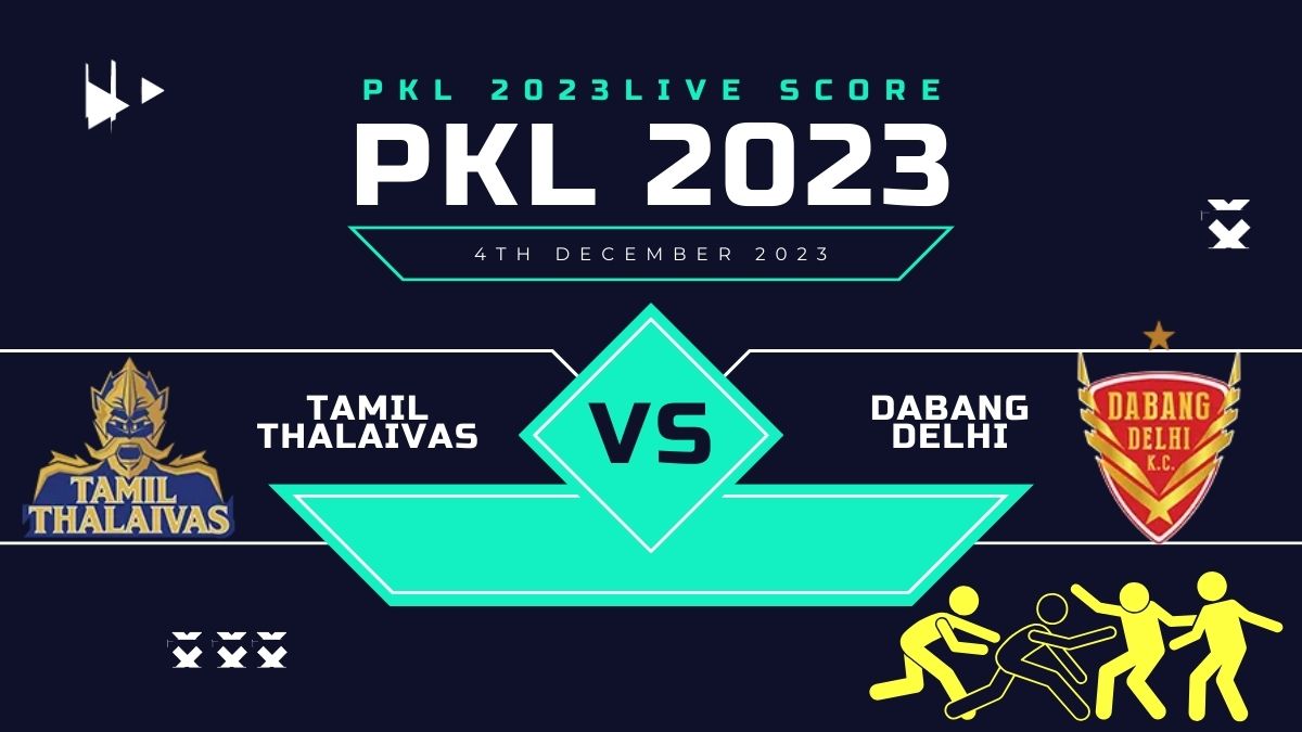 Pkl 2023 Season 10 Day 2 Live Score Updates Thalaivas Delhi