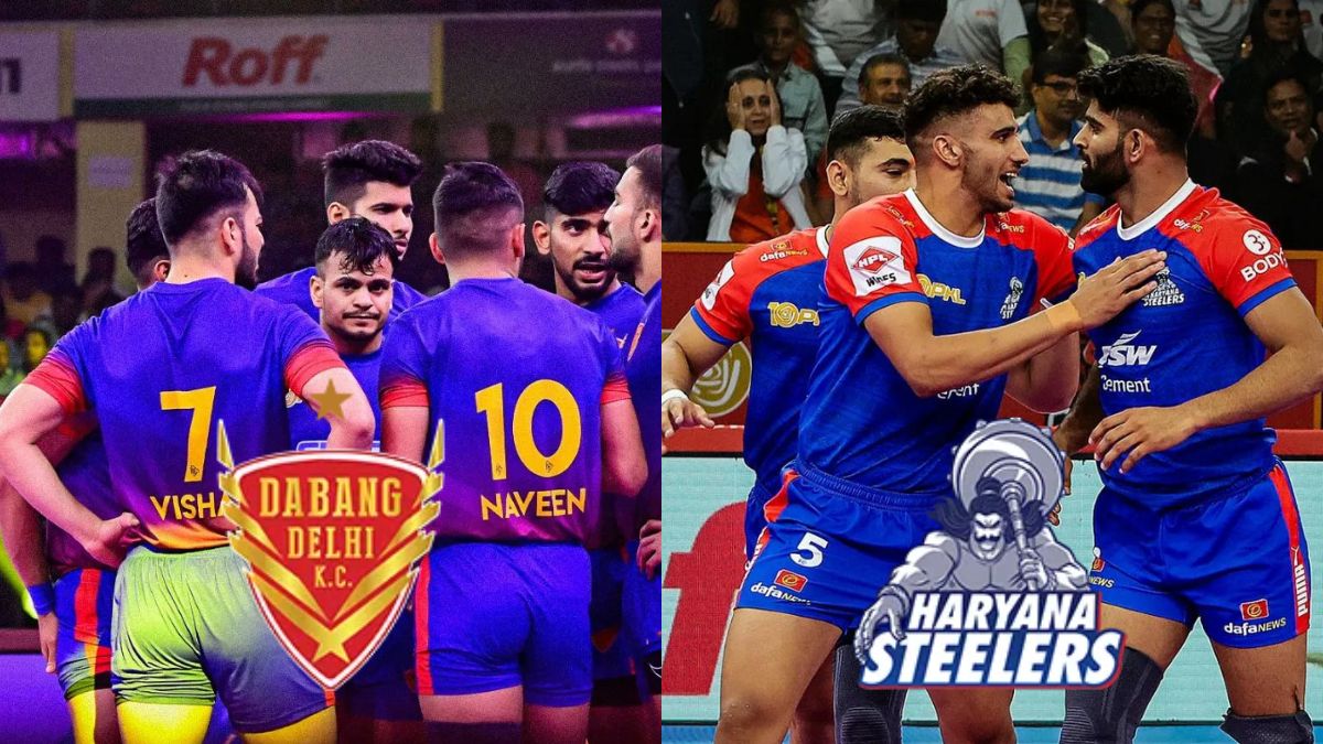 Pkl Season 10 Haryana Steelers Vs Dabang Delhi Har Vs Del Dream11 Prediction H2h Starting 7 Live