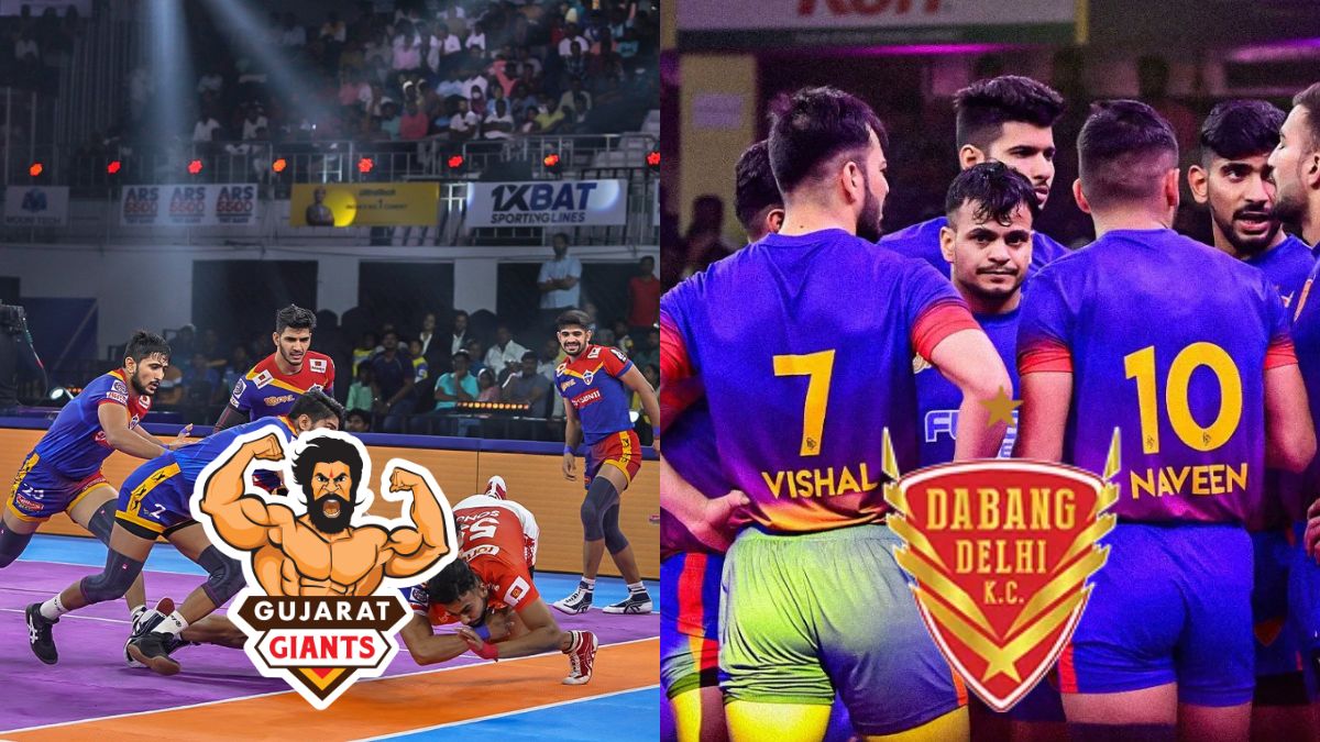Pkl Season 10 Gujarat Giants Vs Dabang Delhi Guj Vs Del Dream11 Prediction H2h Record Starting 7