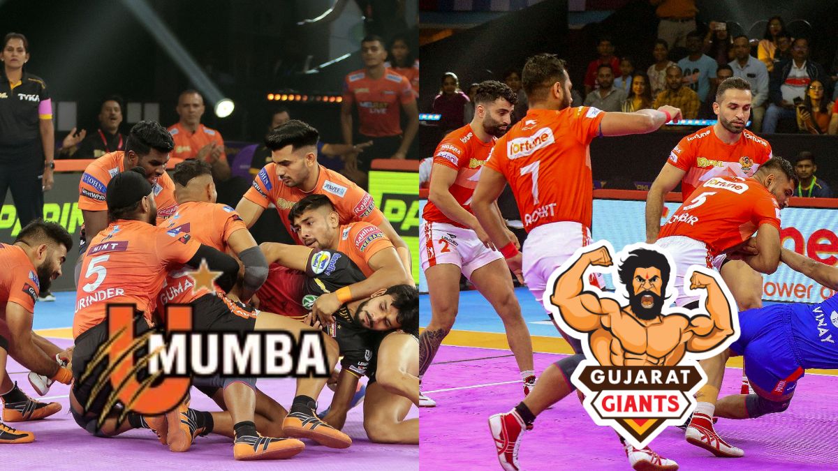 Pkl Season 10 U Mumba Vs Gujarat Giants Mum Vs Guj Dream11 H2h Starting 7s Live Streaming