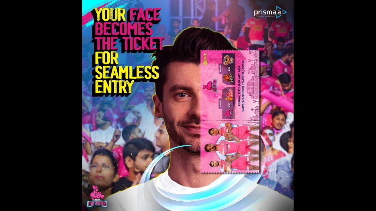 Face Recogintion Pkl Venue Entry Jaipur Pink Panthers Prisma Ai Introduce New Ticketing System