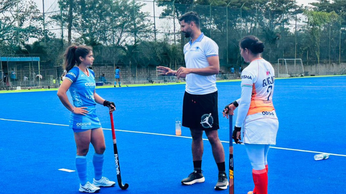 Womens Hockey Olympic Qualifiers 2024 Rupinder Pal Singh Session