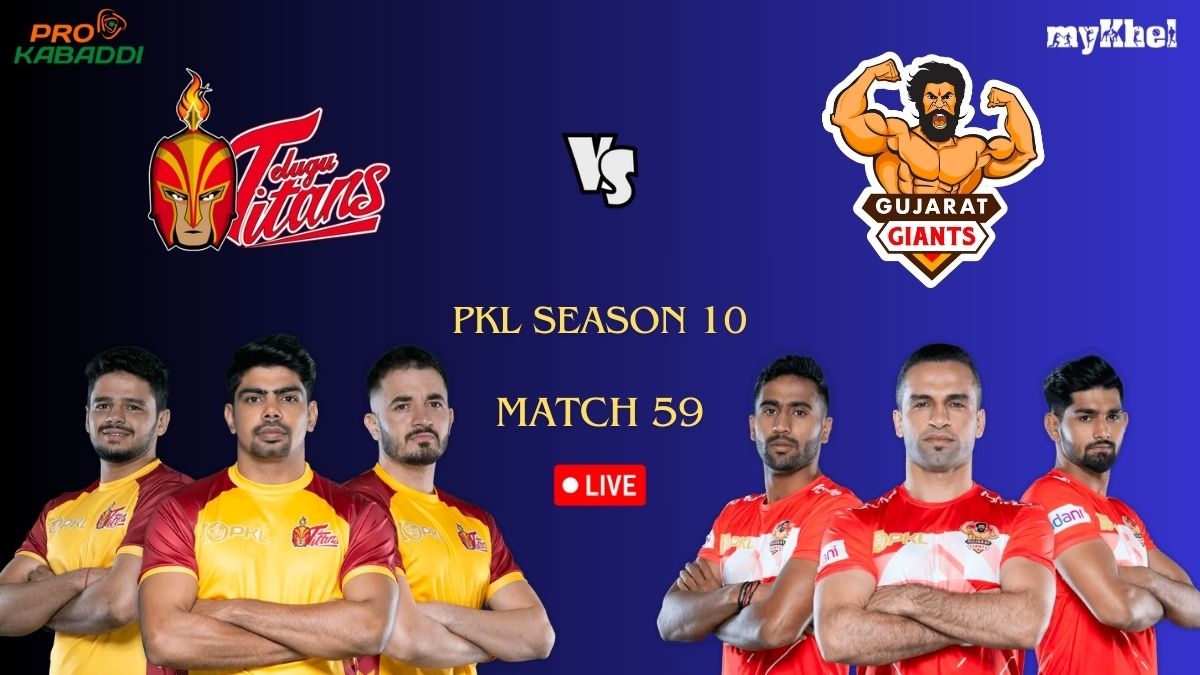 Pkl Live Score Day 18 Telugu Titans Vs Gujarat Giants