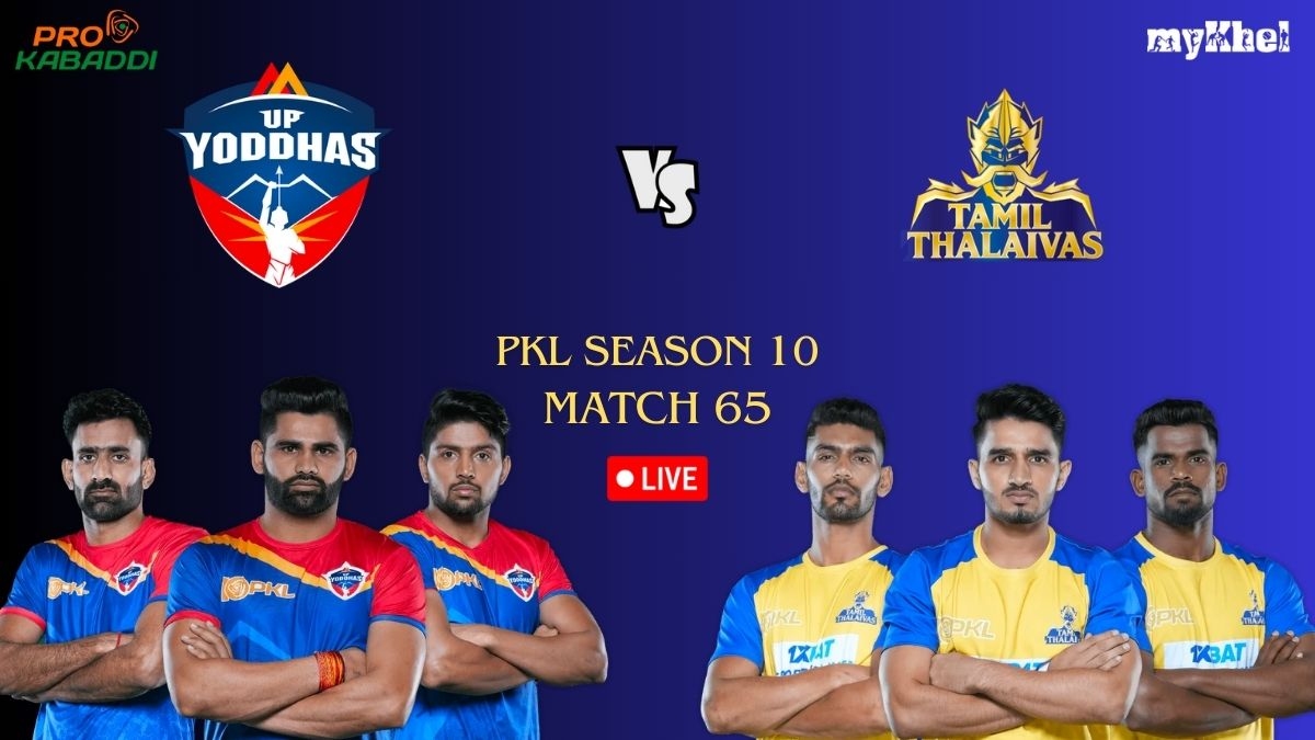 Pkl Live Score Match 65 Up Yoddhas Vs Tamil Thalaivas