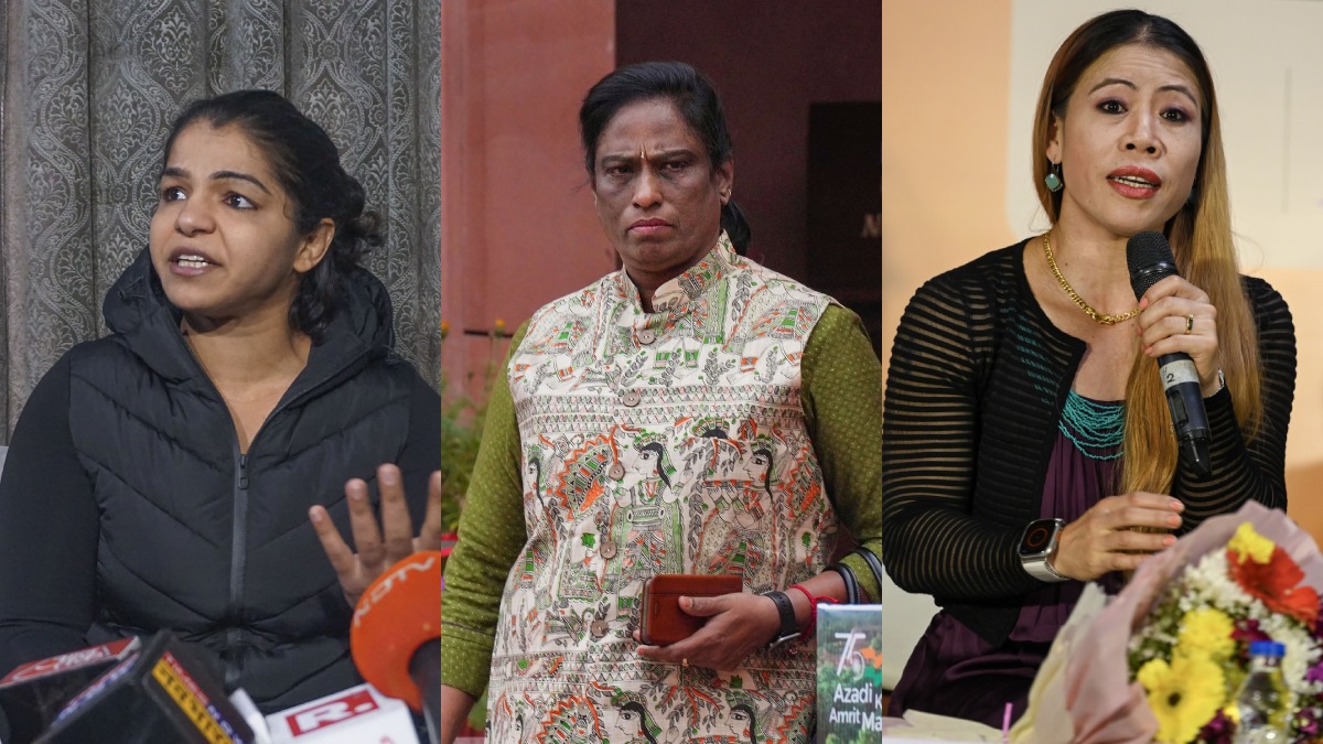 Sakshi Malik Attacks Usha Mary Kom For Not Supporting Women Wrestlers Stir Against Ex Wfi Chief