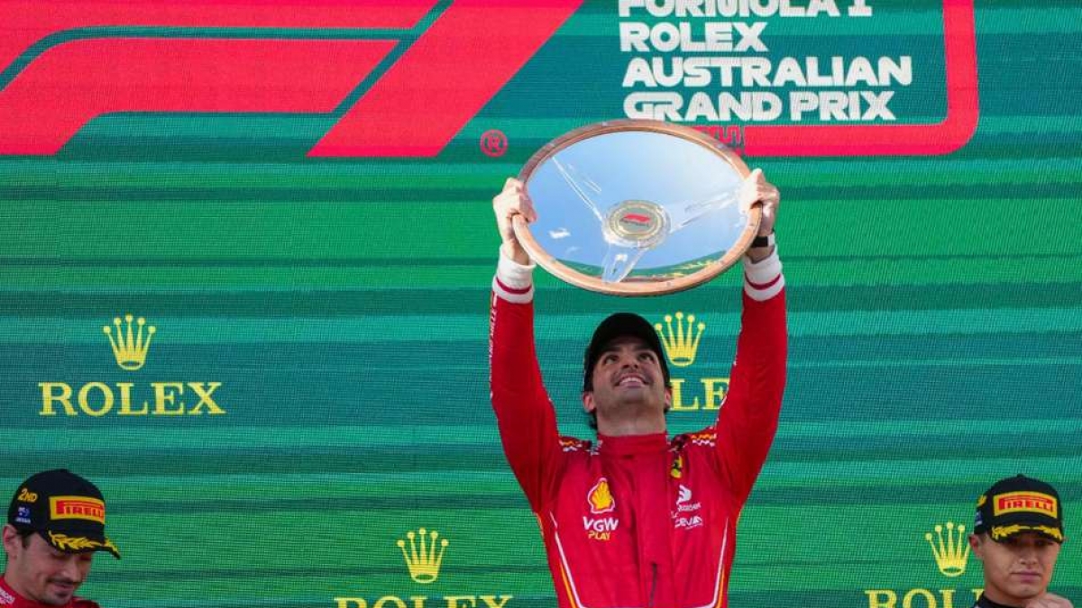 Ferraris Carlos Sainz Wins Australian Grand Prix After Max Verstappen Retires