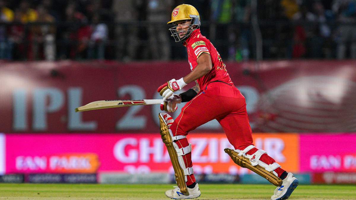 Why is Shikhar Dhawan not playing today against Rajasthan Royals