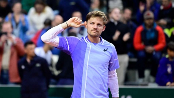 David Goffin Claims Fan Spat Chewing Gum During French Open Match