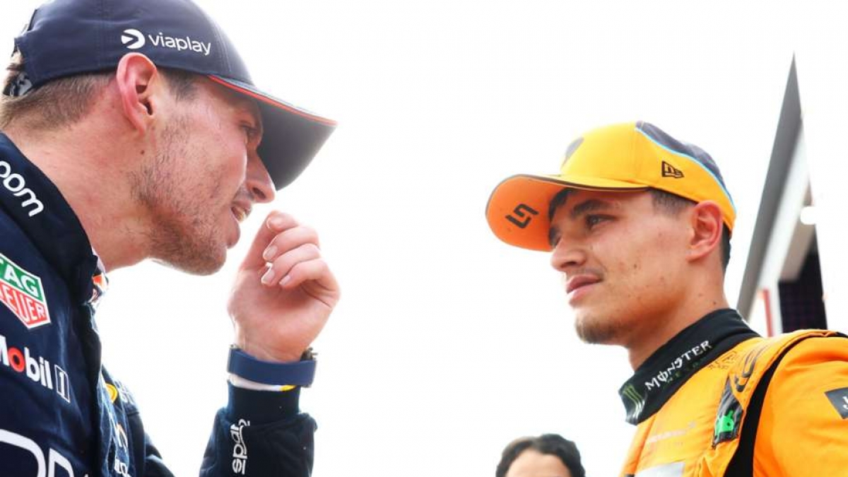 Lando Norris Excited Mclaren Challenge Red Bull F1
