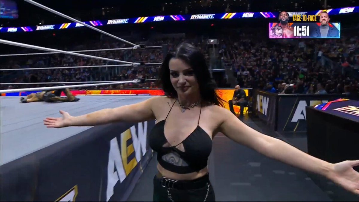 Aew Dynamite Big Return And Saraya S Singles Bout Announced For June 5 Episode