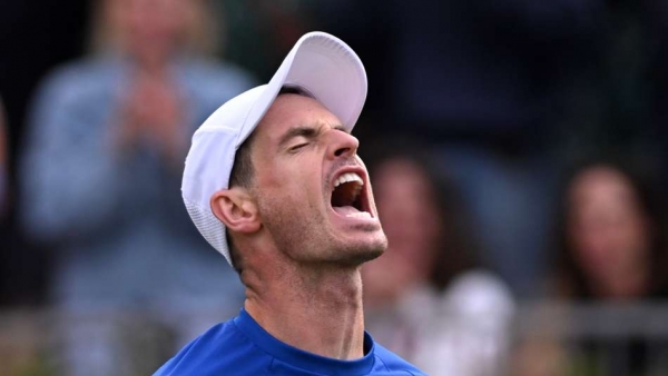 Andy Murray Celebrates 1 000th Atp Match With Queens Club Championships Triumph Over Alexei Popyrin