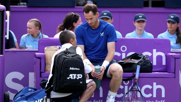 Andy Murray Retires Injured At Queens