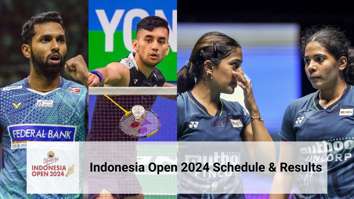 Indonesia Open 2024 Indian Schedule Results Telecast Live Streaming Info