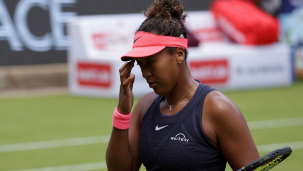 Naomi Osaka Beaten By Inspired Zheng Qinwen Serving Display At Berlin Open