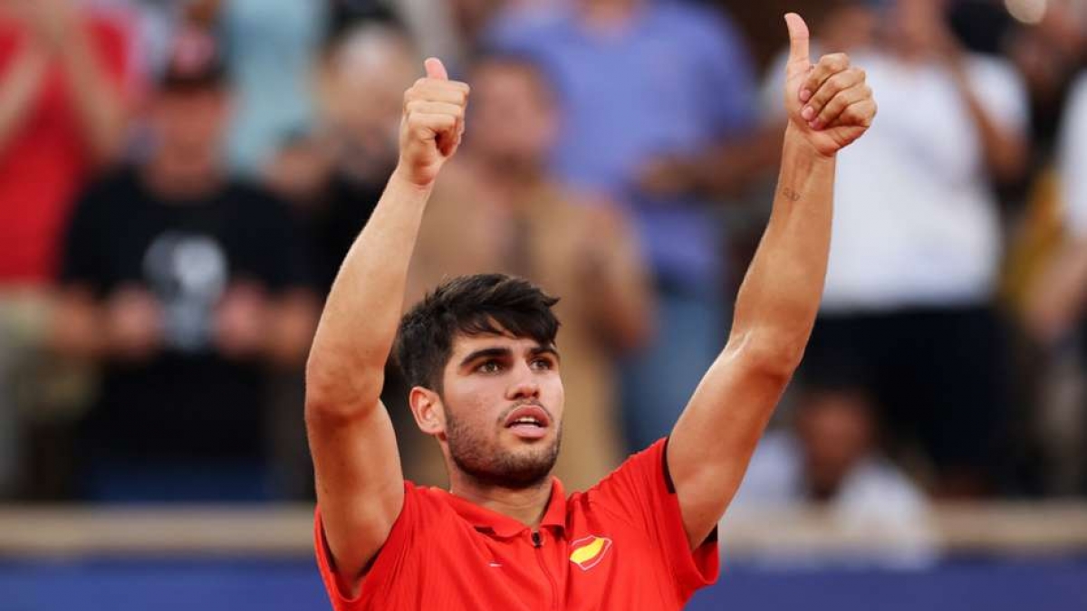 Olympics 2024 Tennis Carlos Alcaraz Battles Past Tallon Griekspoor To Reach Round Of 16