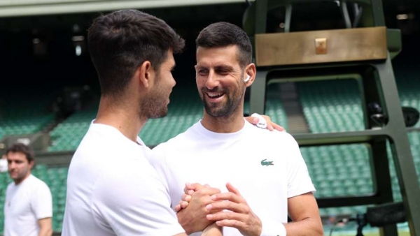 Wimbledon Djokovic Salutes Complete Alcaraz After Setting Up Final Rematch