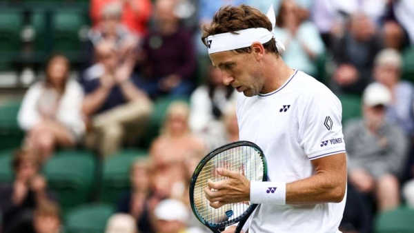 Wimbledon Casper Ruud Out Second Round Fabio Fognini