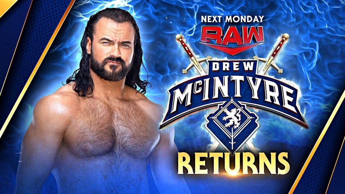 Wwe Raw Drew Mcintyre Return And Face Off Added To July 15 Episode