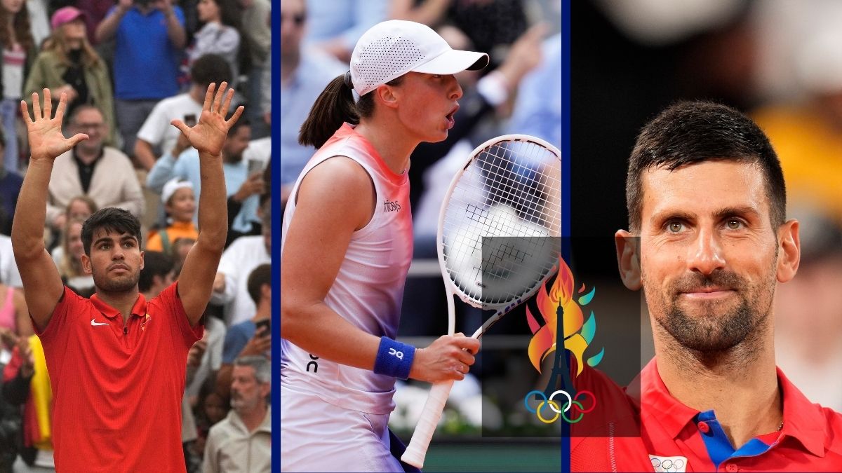 Paris Olympics Tennis Wrap Day 1 Swiatek Alcaraz Djokovic Shine As Tournament Kicks Off