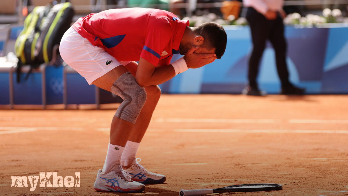 Djokovic Claims Gold Medal Victory Over Alcaraz Paris Olympics 011