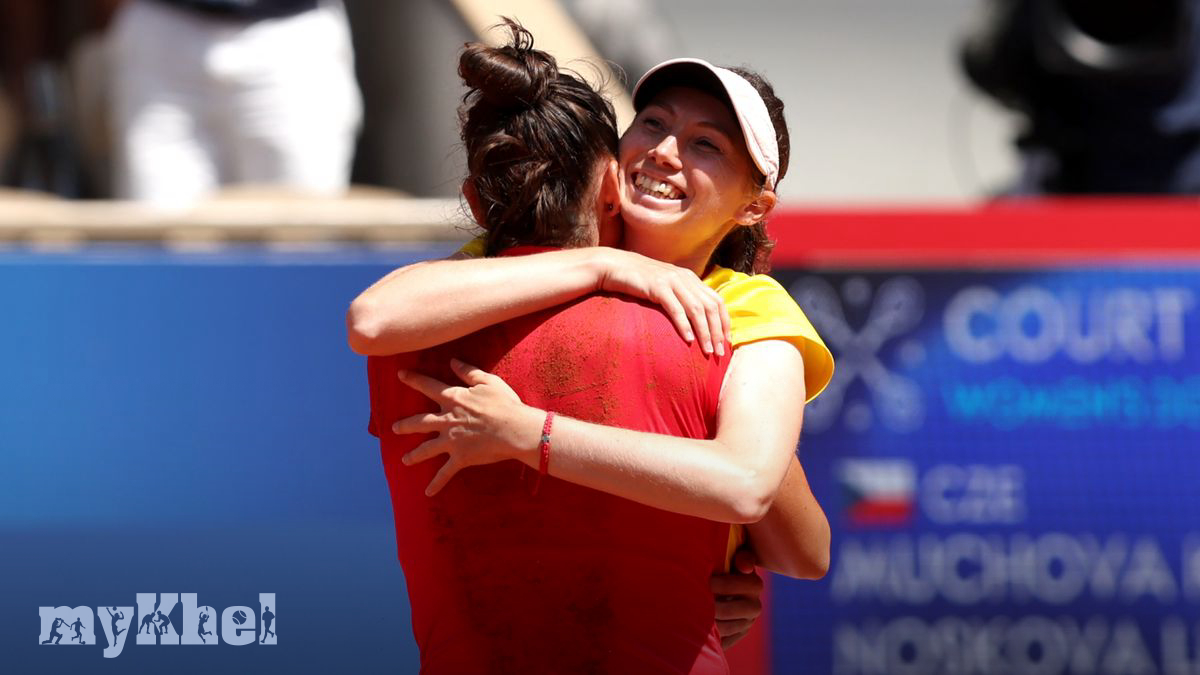 Sorribes Bucsa Win Bronze Womens Doubles Paris Olympics 011
