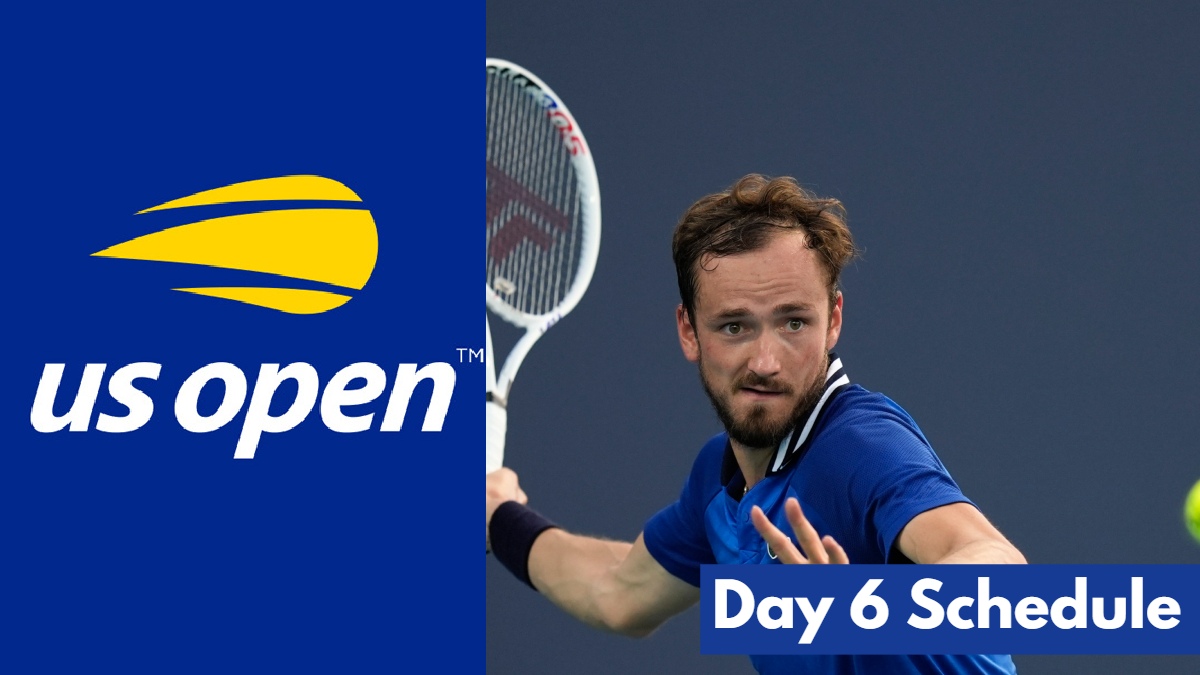Us Open Order Of Play On Day 6 August 31 Daniil Medvedev Jannik Sinner In Action